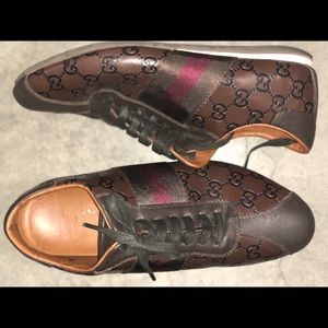 Chocolate Gucci shoes